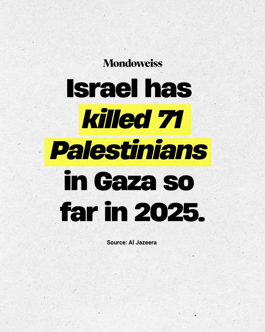 Israeli airstrikes pound Gaza, 71 Palestinians killed in 2025