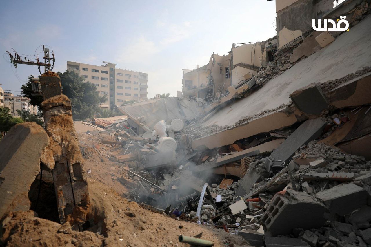 Massive destruction from Israeli airstrikes on Gaza Strip