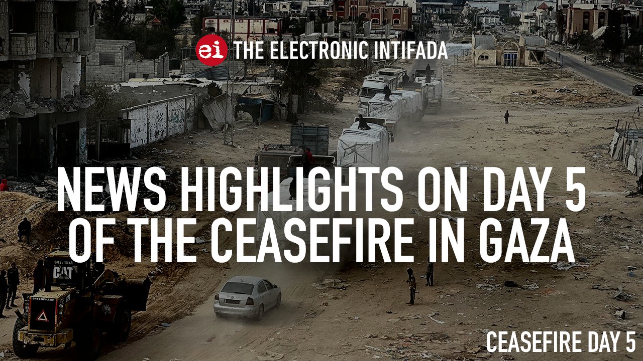 News highlights on day 5 of Gaza ceasefire