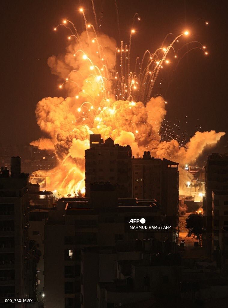 Israeli shelling on Al-Ansar location in Gaza City