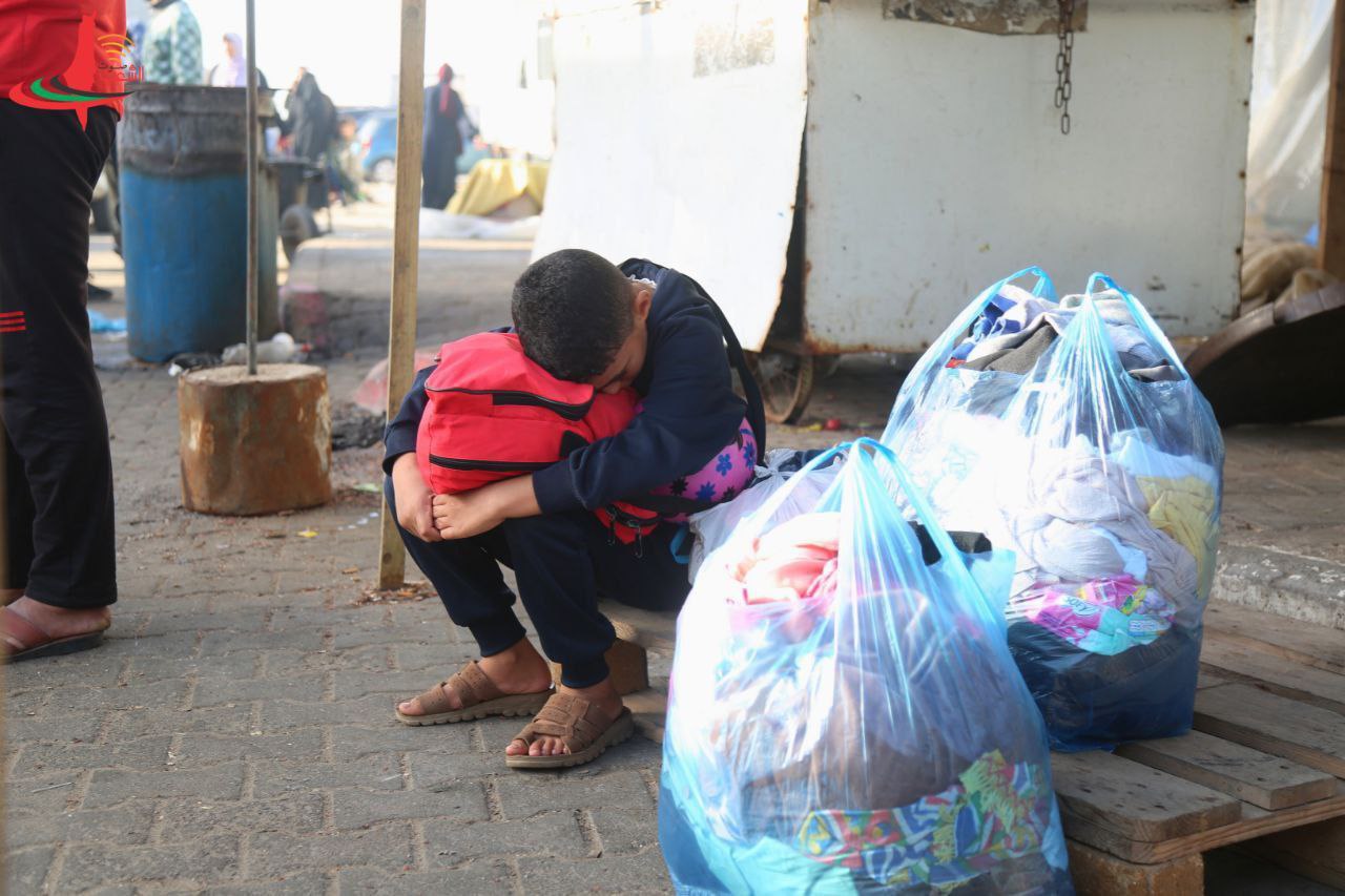 Displaced Palestinian families return home during Gaza ceasefire