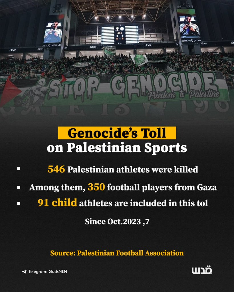 353 Palestinian footballers killed in Gaza war, PFA says