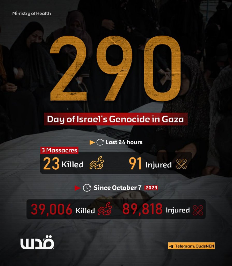 Gaza Health Ministry briefing: 23 killed, 91 injured in 24 hours