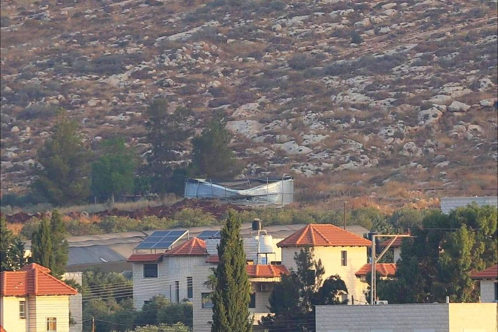 Israeli settlers bulldoze Palestinian land, demolish water tank in Beit Dajan