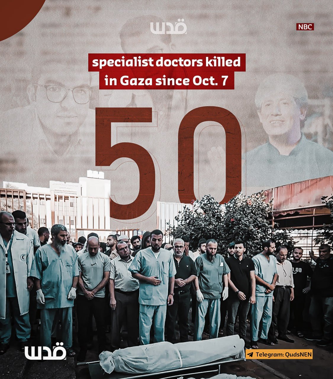 NBC News: 50 specialist doctors killed in Gaza since Oct. 7