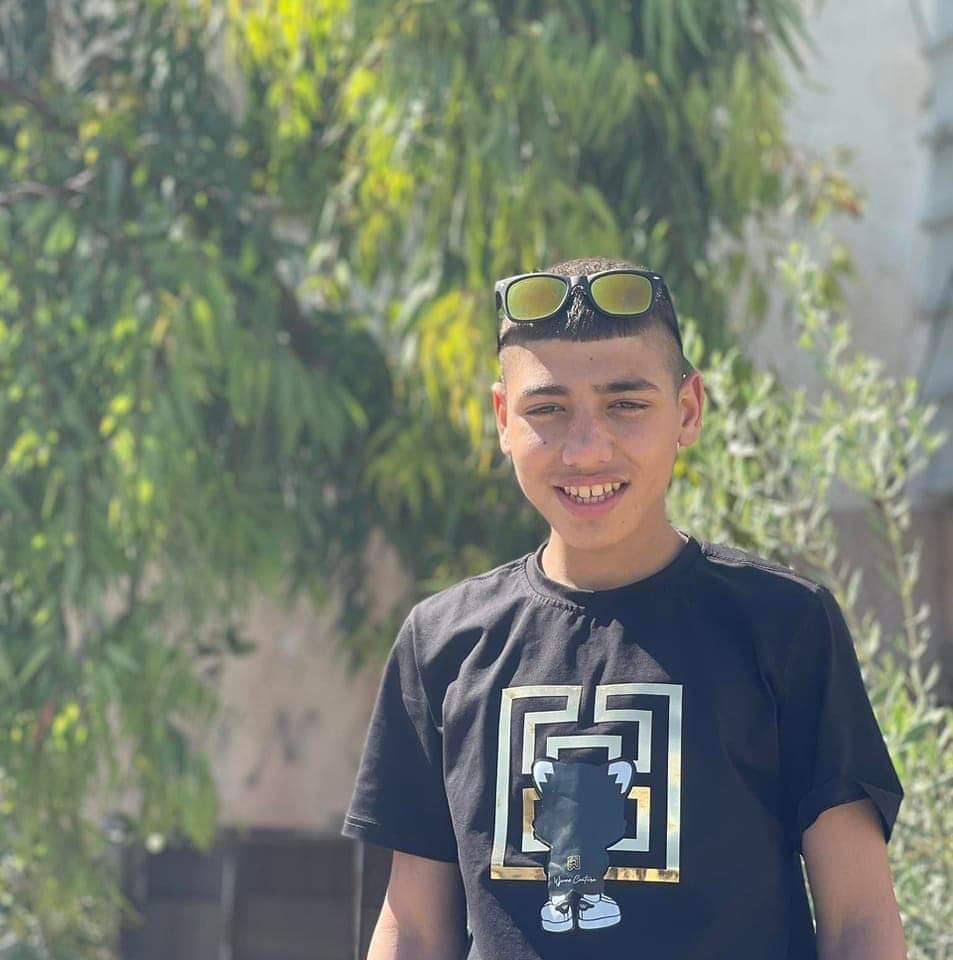 Young Ammar Abu Al-Wafa martyred by Israeli forces in Jenin