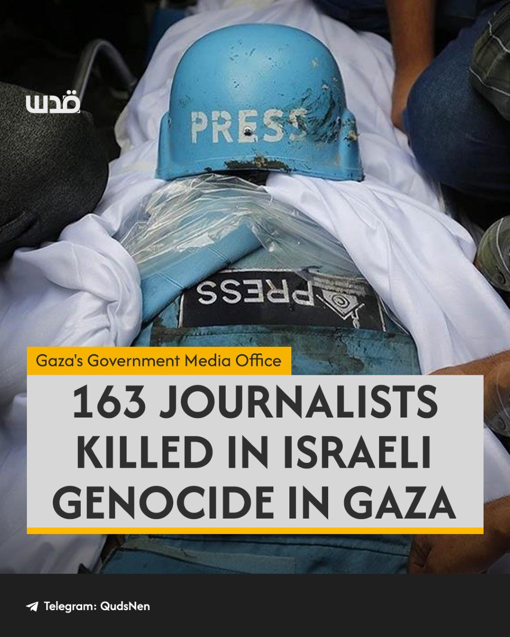 163 journalists killed by Israeli forces in Gaza since October 2023