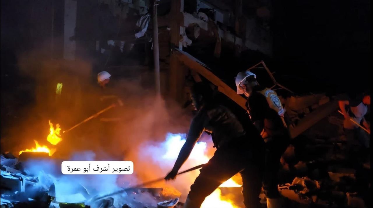 Aftermath of Israeli bombardment on a home in Deir al-Balah