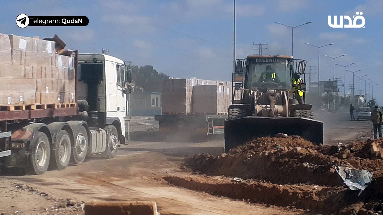 Rafah Municipality reopens Salah al-Din Street for aid trucks