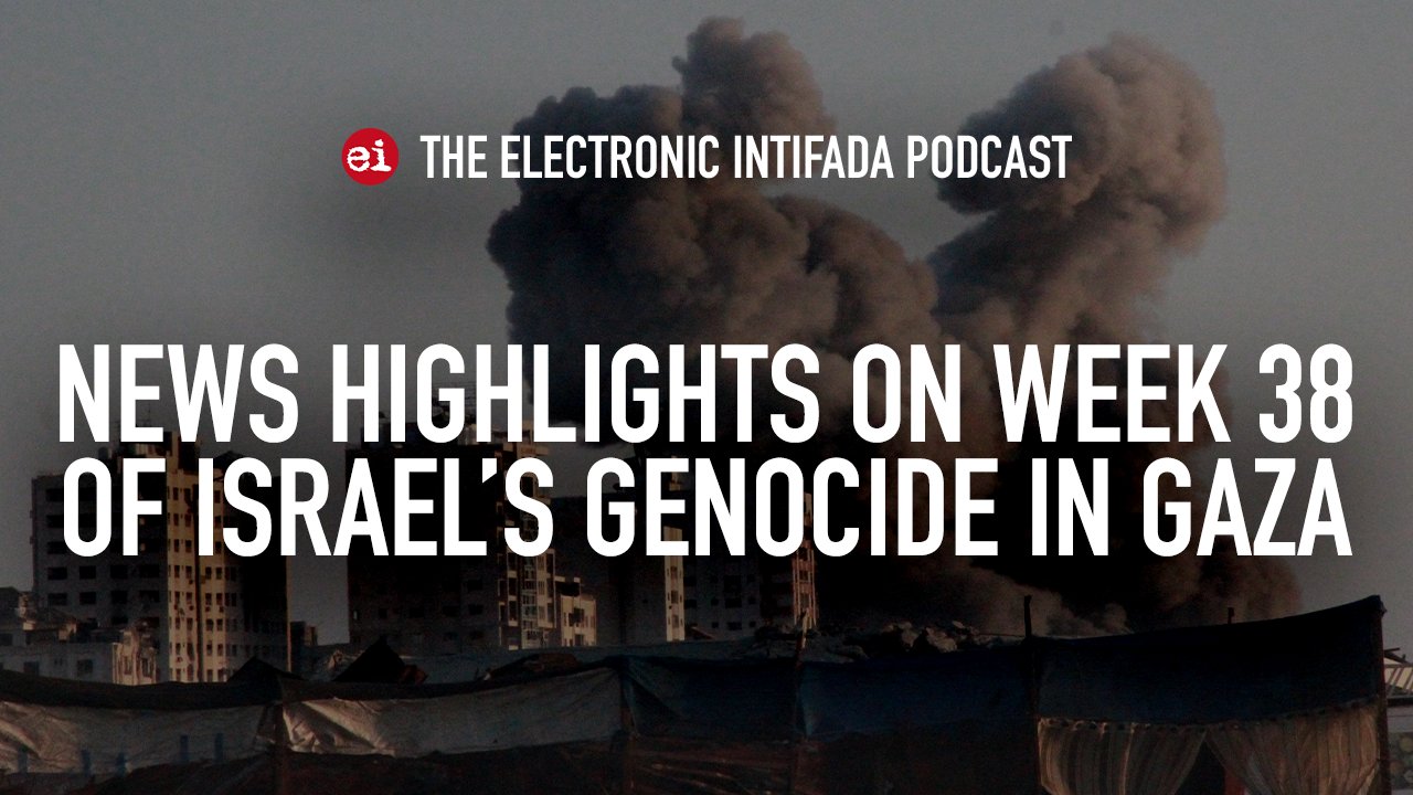 News highlights on week 38 of Israel’s genocide in Gaza