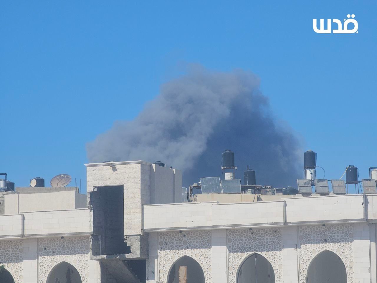 Israeli warplanes launch massive airstrike on Gaza City