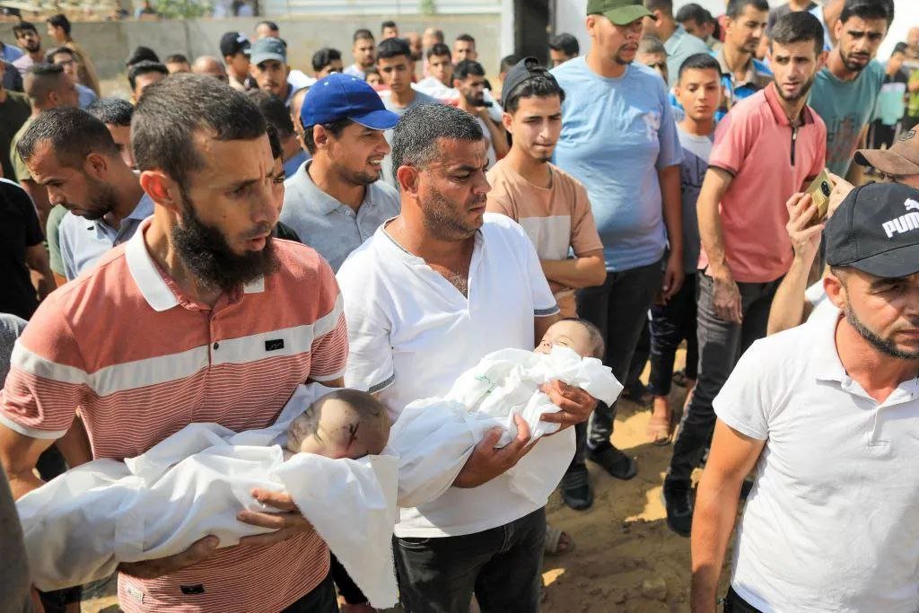 Two Palestinian infants killed in Israeli airstrike on Gaza