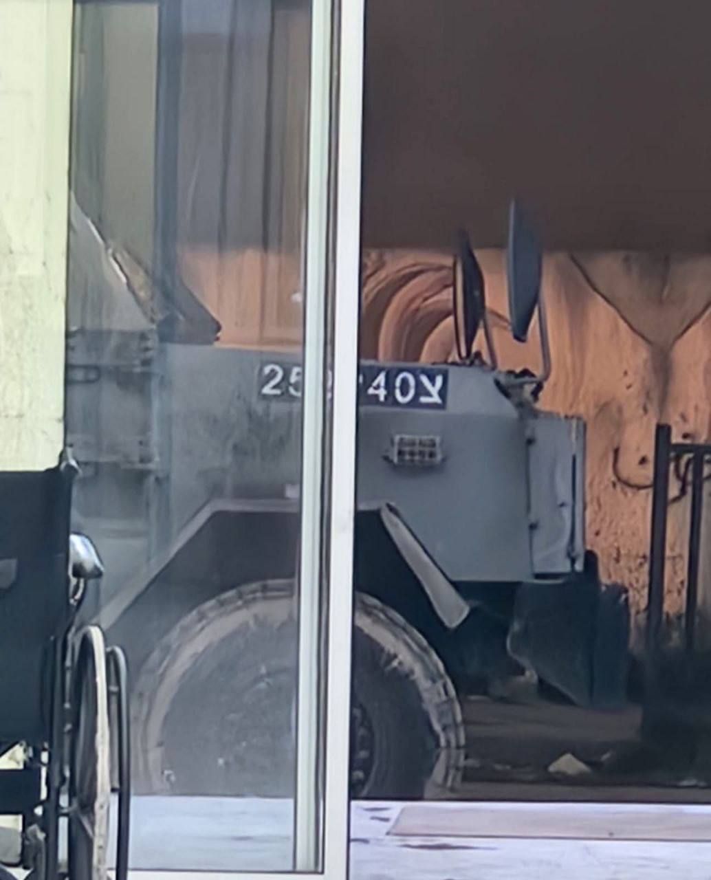 Israeli forces block entrance of Al-Amal Hospital in Jenin