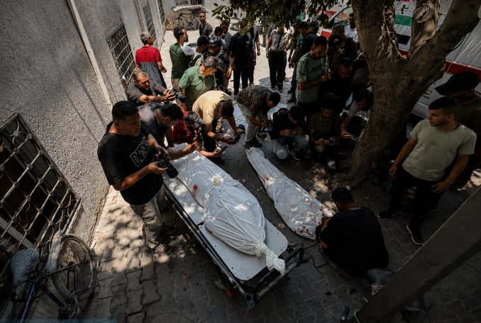 Israeli strike in Jabaliya kills police chief and seven Palestinians