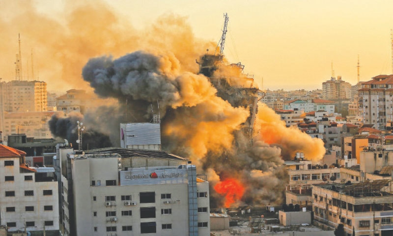 Palestinian civilians injured in Israeli airstrike near Al-Shifa in Gaza City