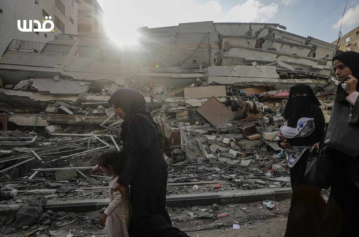 Massive destruction in Gaza after nine days of Israeli airstrikes