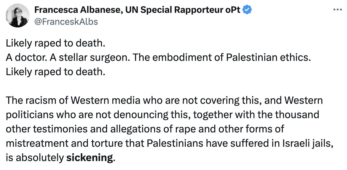 Gaza surgeon Dr. Adnan Al-Bursh tortured to death in Israeli prison