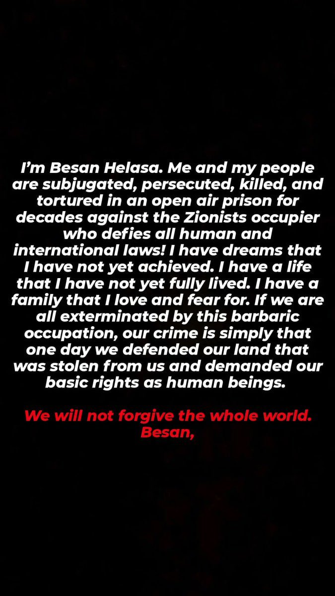 Besan killed in Israeli strike in Gaza