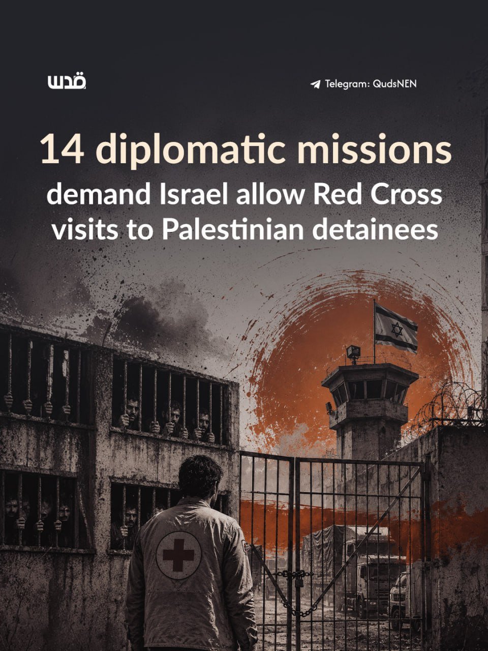 Diplomatic missions urge Red Cross access to Palestinian detainees