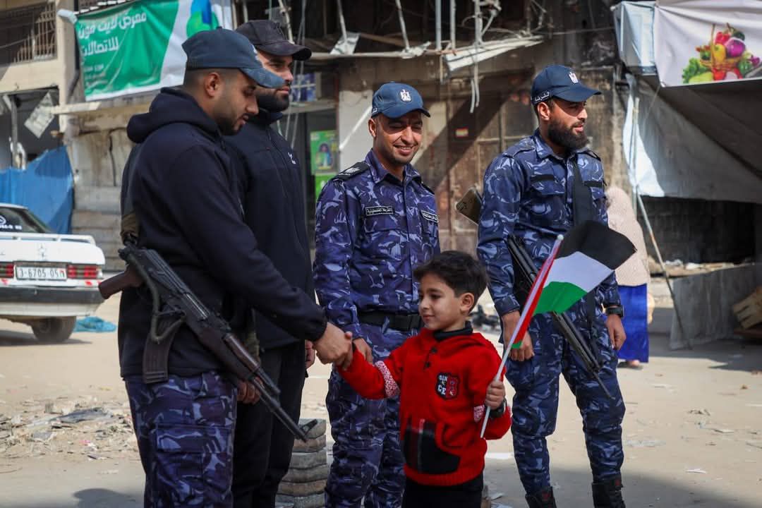Palestinian police redeployed across Gaza Strip after 470 days of Israeli attacks