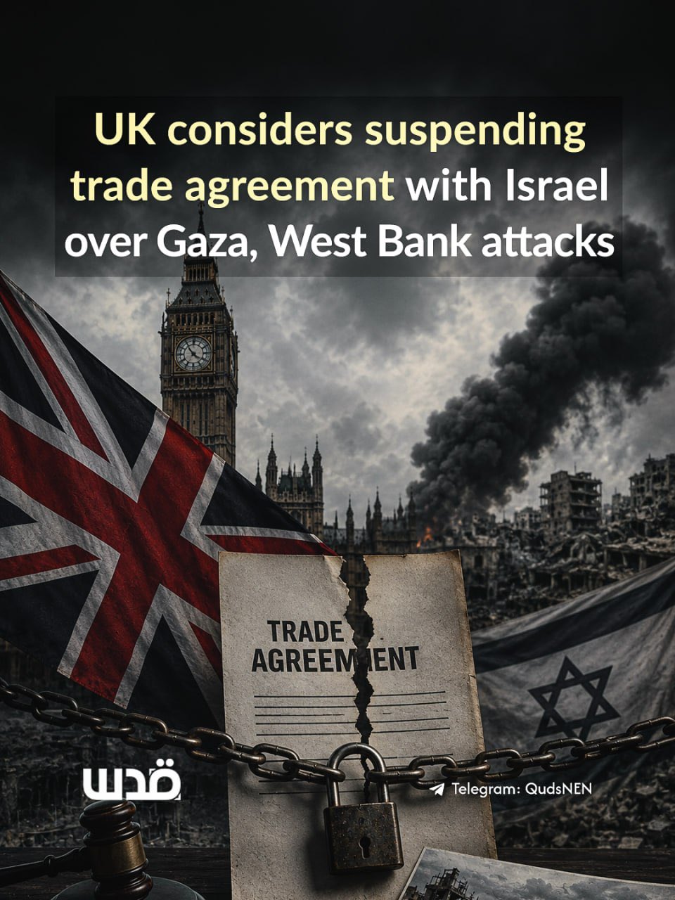 UK weighed suspending Israel trade deal over Gaza war