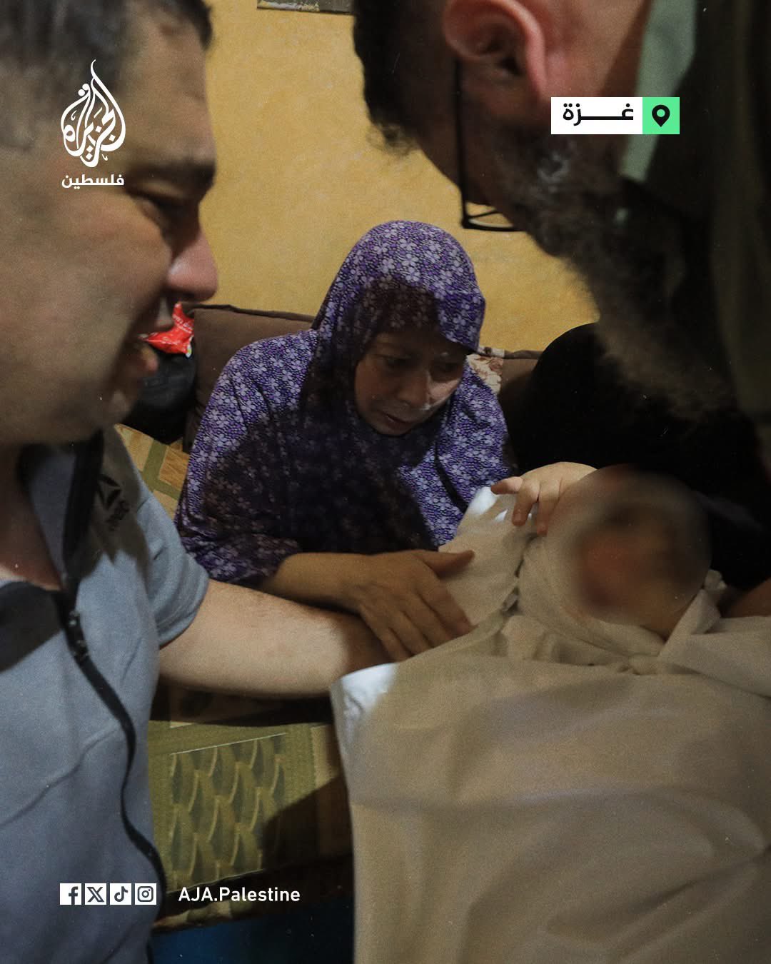 Elderly mother bids farewell to son killed in Gaza City airstrike