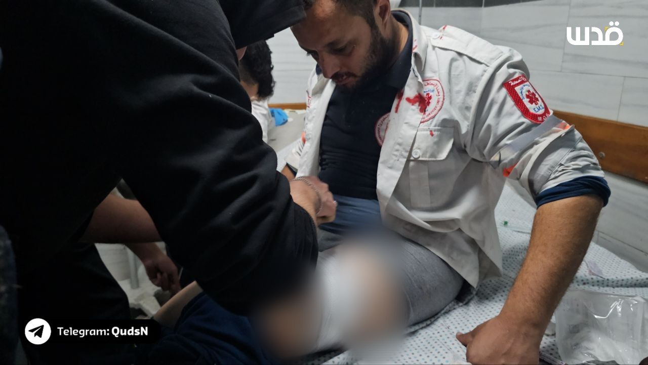 Medics targeted by Israeli gunfire en route to besieged Kamal Adwan Hospital