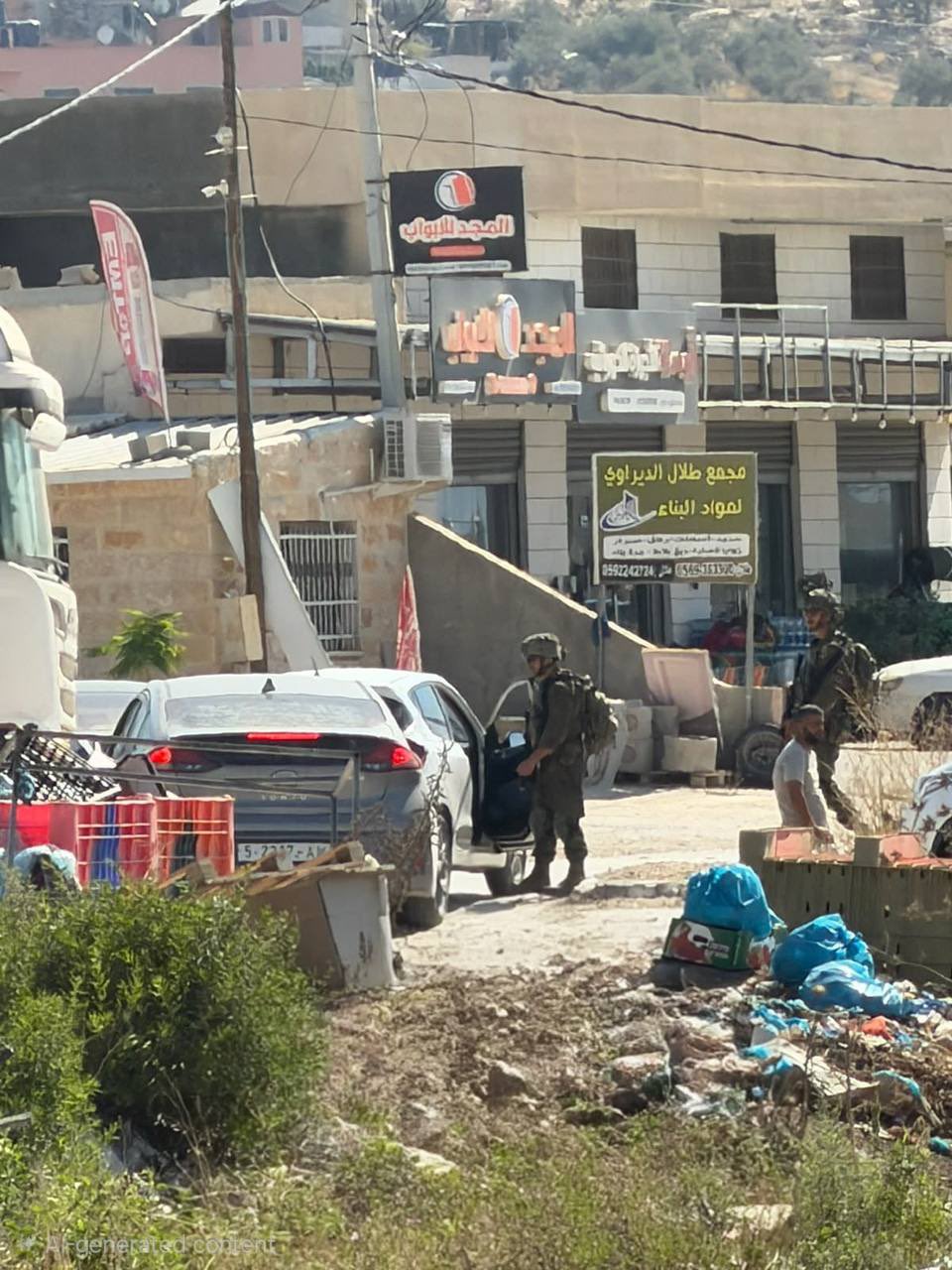 Israeli forces harass Palestinian drivers near Jenin roundabout