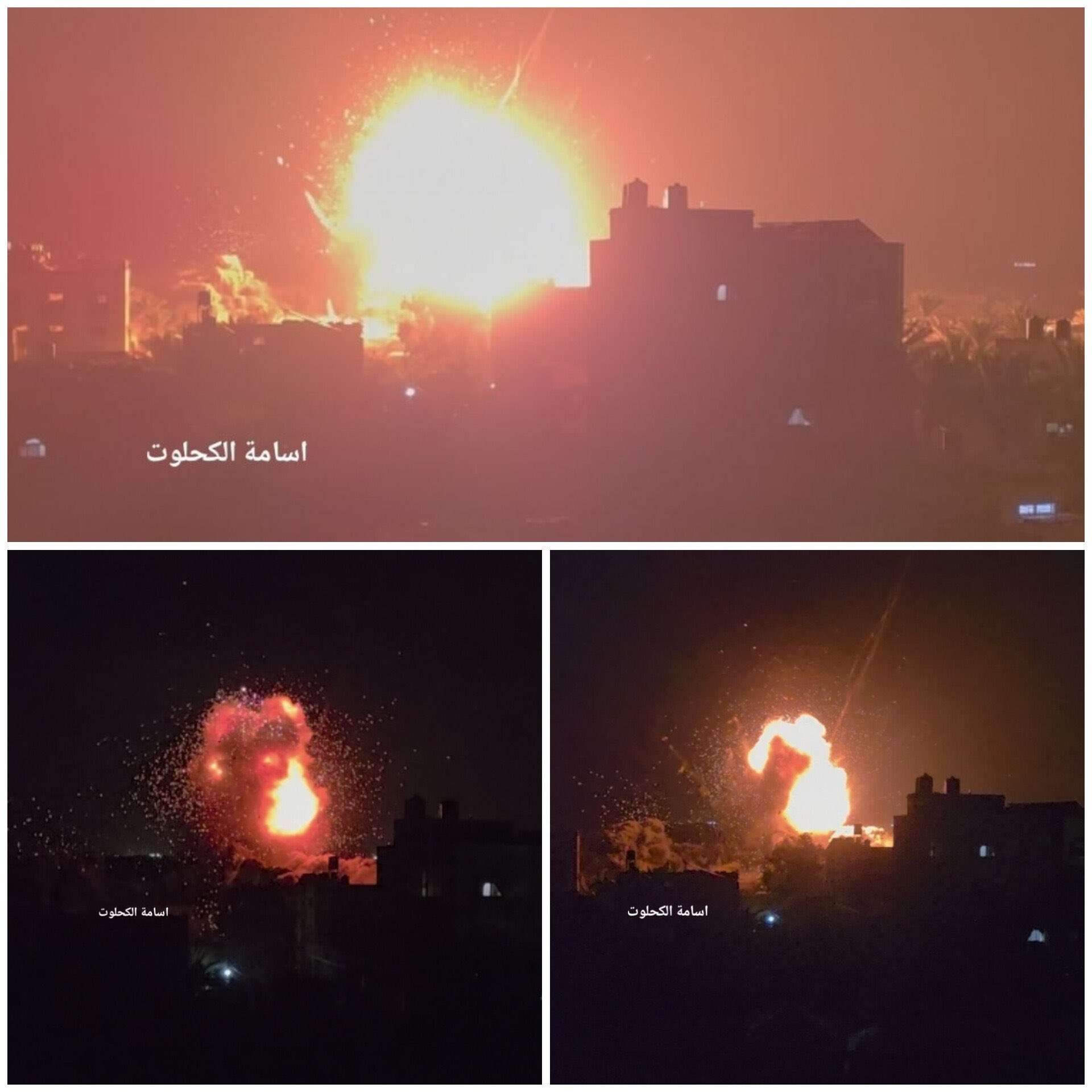 Israeli aircraft bomb four homes in central Gaza