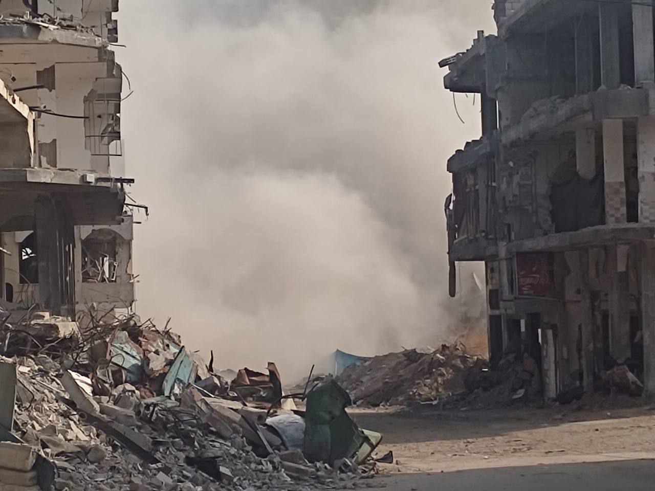 Israeli forces bomb Al-Juaidi family home in Al-Bureij camp