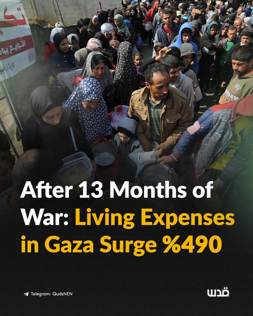 Gaza cost of living rises 490% amid Israeli siege