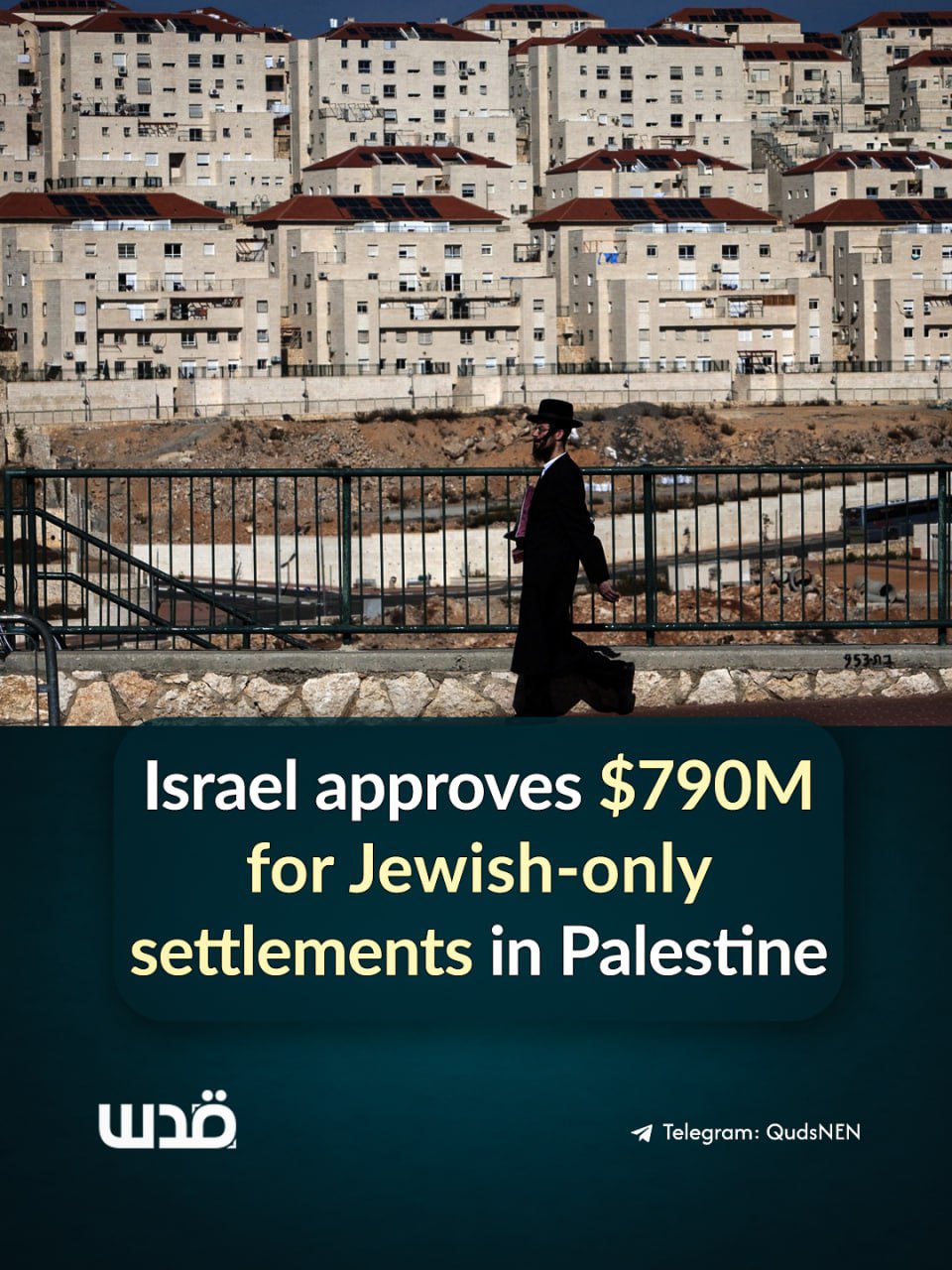 Israel approves $790M funding for West Bank settlements