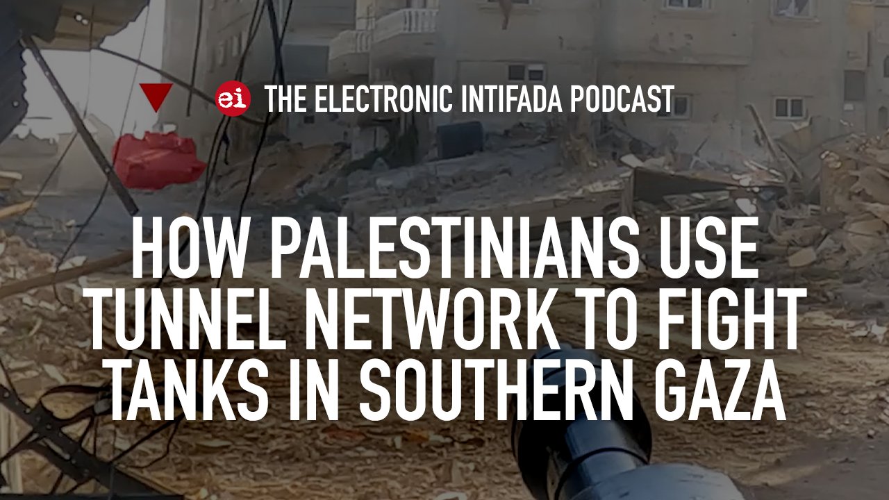 Palestinians use tunnel network to fight tanks in southern Gaza