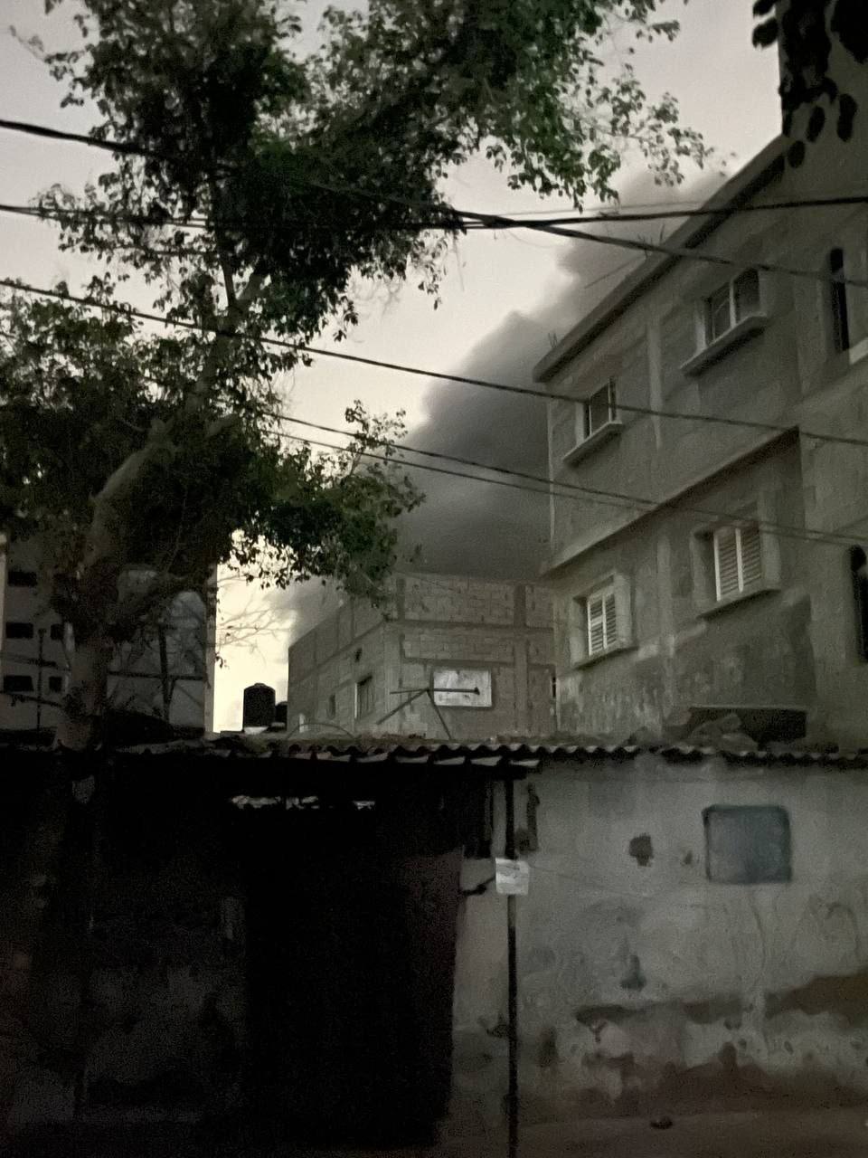 Israeli aircraft bombard Nusseirat refugee camp in central Gaza