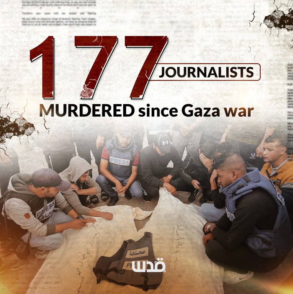 177 Palestinian journalists killed in Gaza, Mohammad Al-Tanani latest victim