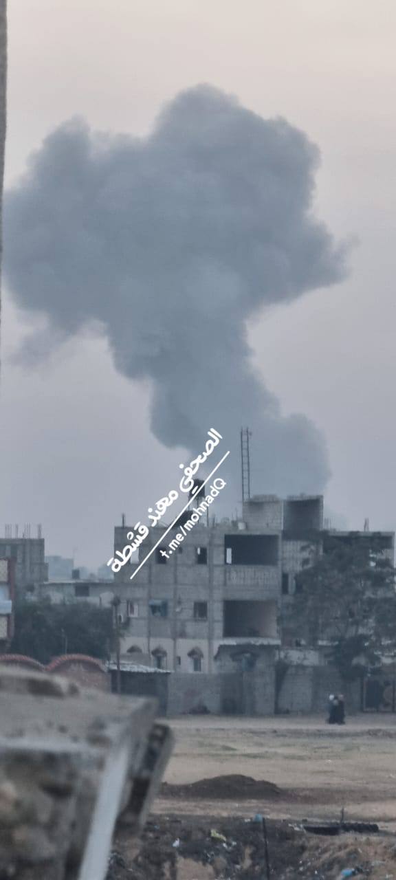 Israeli aircraft bombard northwest Rafah in southern Gaza