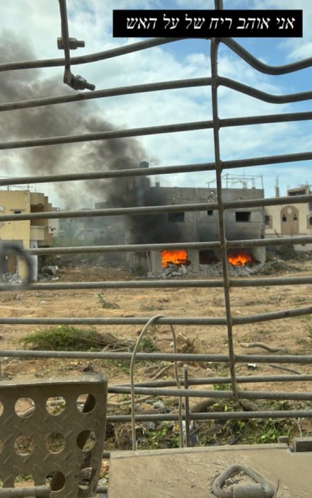 Israeli soldier mocks destroyed Palestinian home in northern Gaza