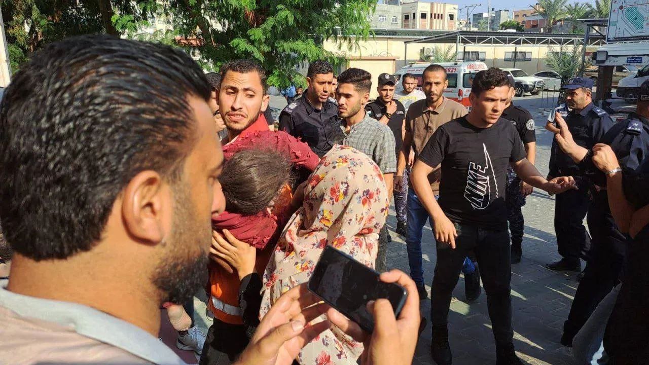 Children and women injured in Israeli airstrikes on Beit Hanoun