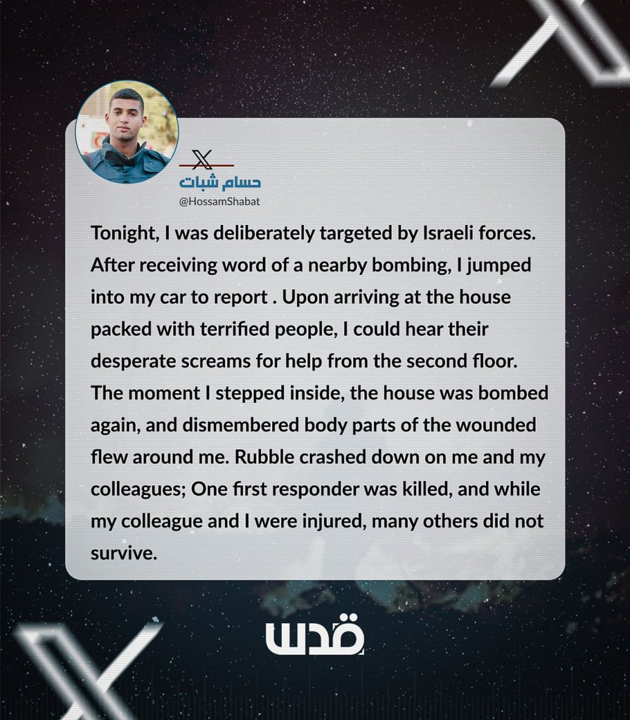 Palestinian journalist Husam Shabat injured in Israeli strike on Gaza home