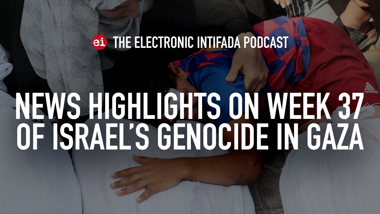 News highlights on week 37 of Israel’s genocide in Gaza