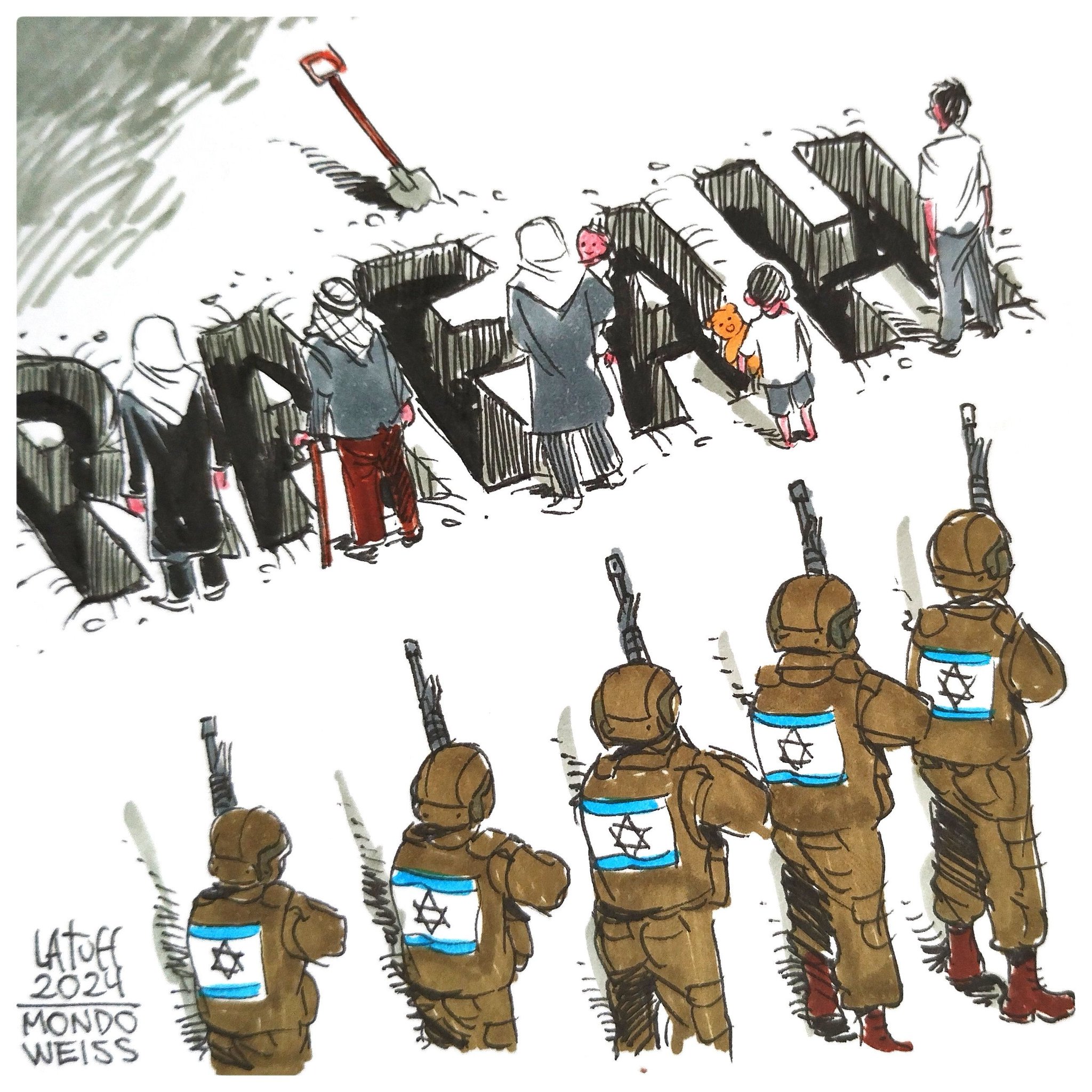 Intense overnight bombing campaign across Rafah in southern Gaza