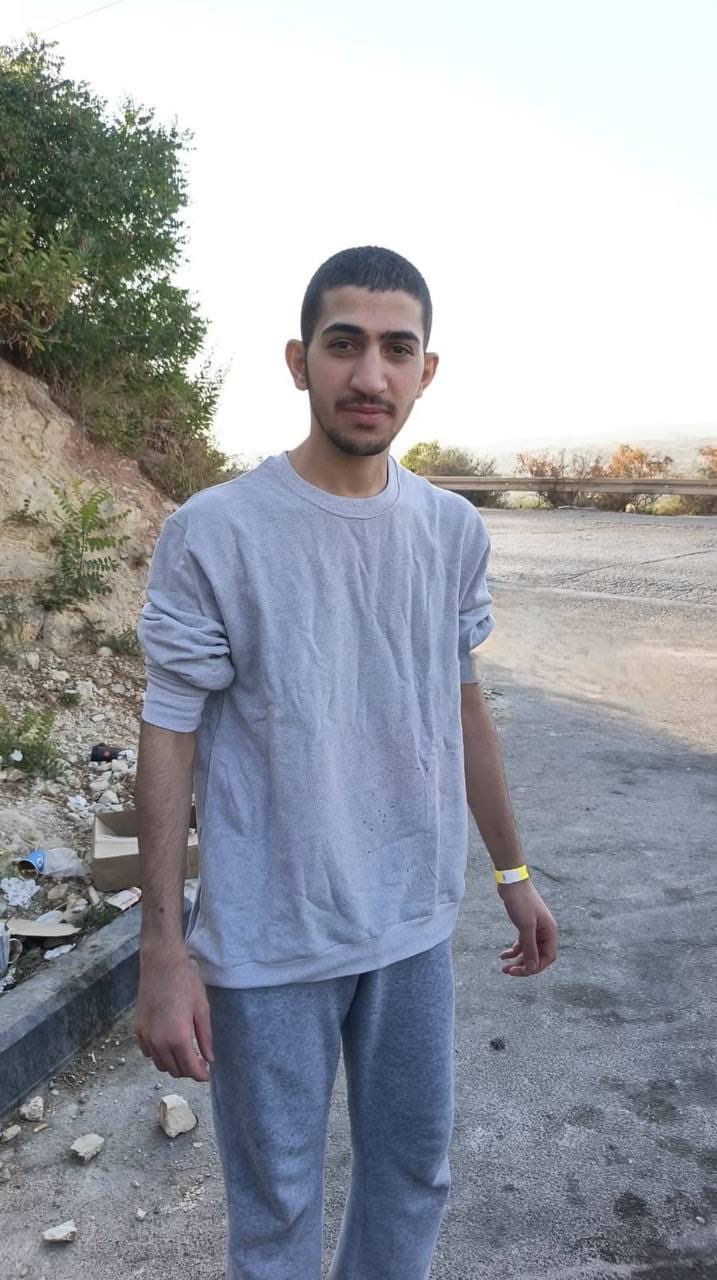Palestinian detainee Ahmed Bashar Abu Aliya released in poor condition