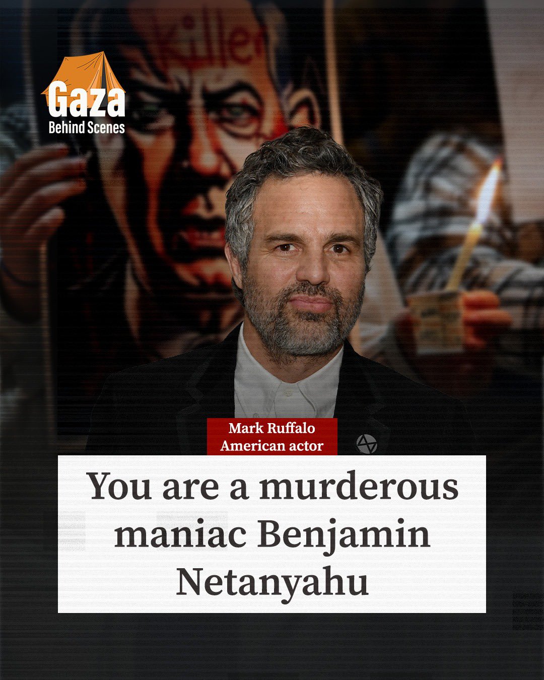 Mark Ruffalo rebukes Netanyahu over Gaza atrocities, ICC prosecutor
