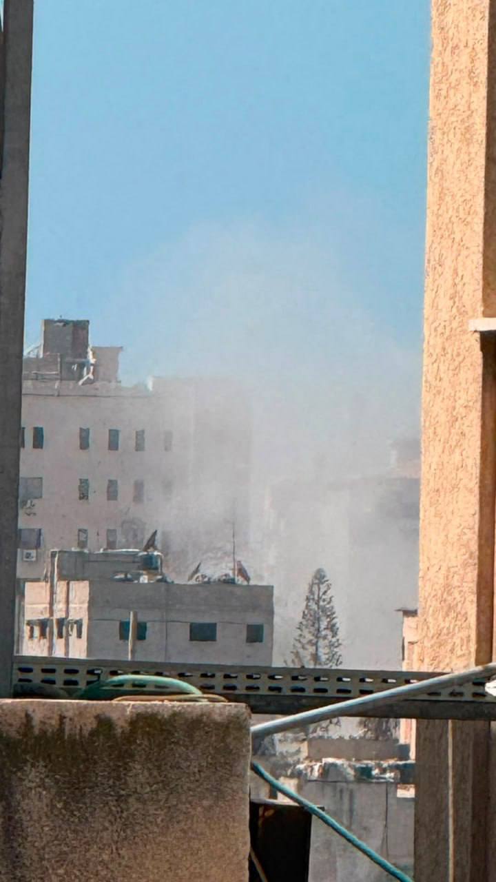 Israeli airstrike near municipal park in Gaza City