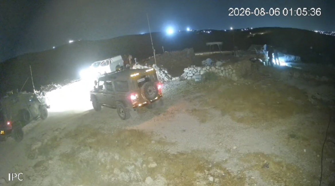 Israeli forces storm Masafer Yatta area, vandalize Palestinian property