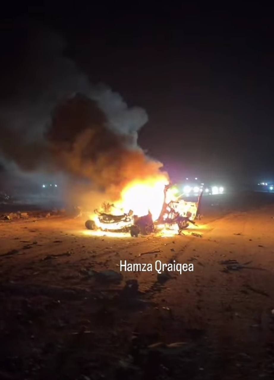 Israeli airstrike on car in western Gaza kills two