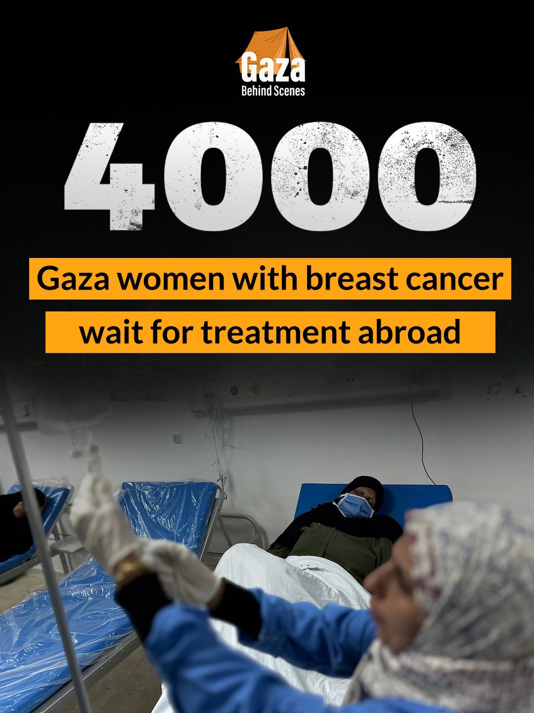 4,000 Gaza women with breast cancer await treatment abroad