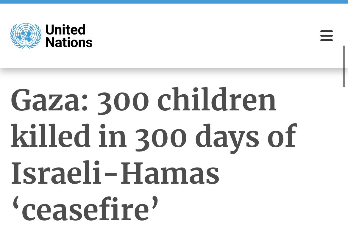 UNICEF: 300 Gaza children killed since October ceasefire