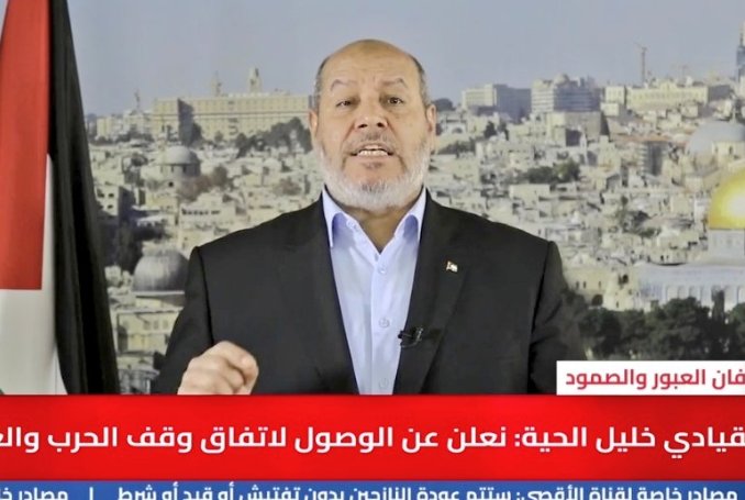 Hamas’s al-Hayya urges mediators to press Israel on ceasefire