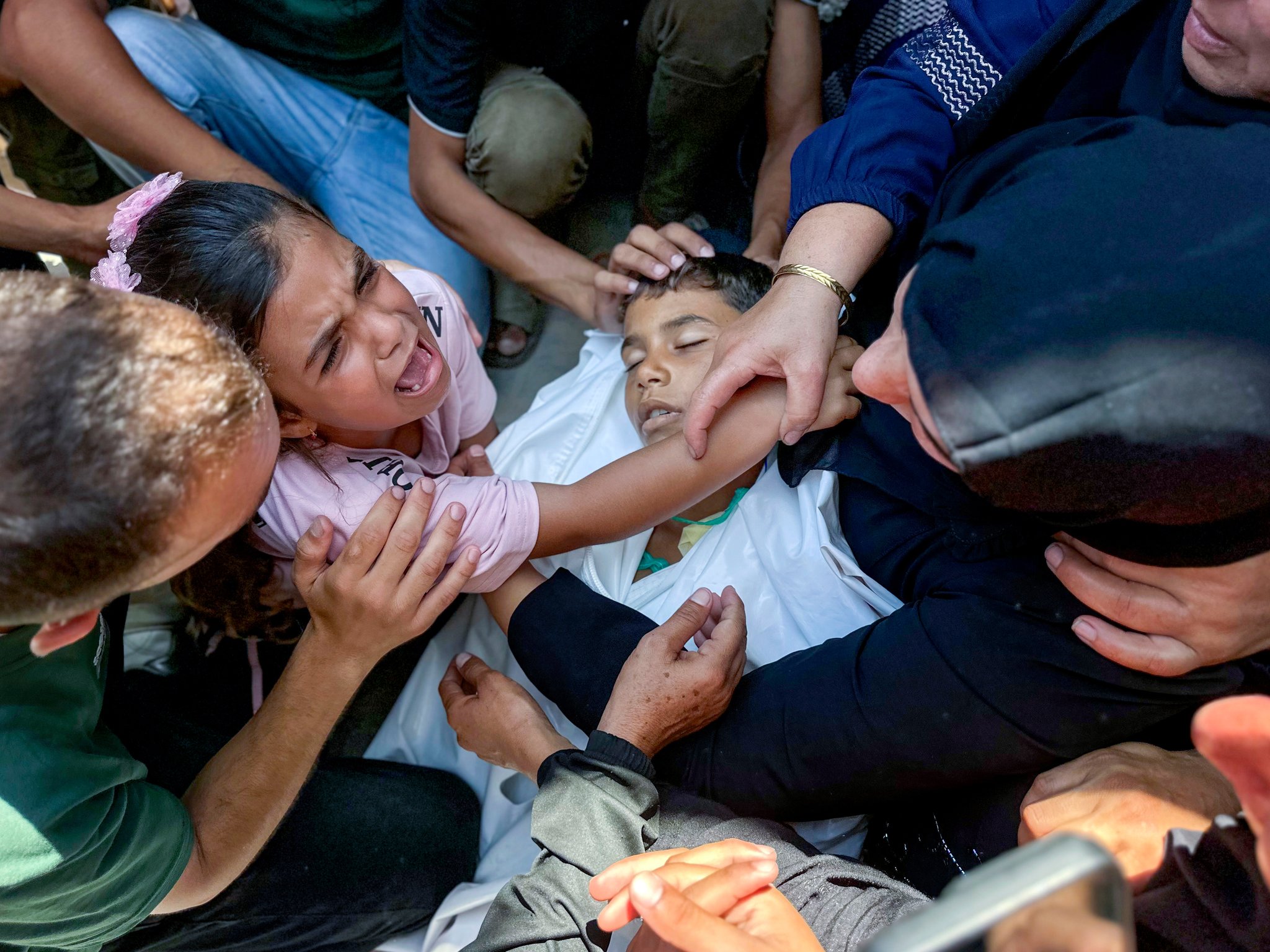 Motaz Abu Shaar mourned after being killed by Israeli fire in al-Mawasi